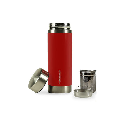 Bouteille isotherme YOKO pour thé liberta rouge 350ml