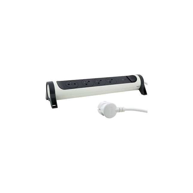 Multiprise LEGRAND PREMIUM PARAFOUDRE 1.5M BLANC - 4 prises