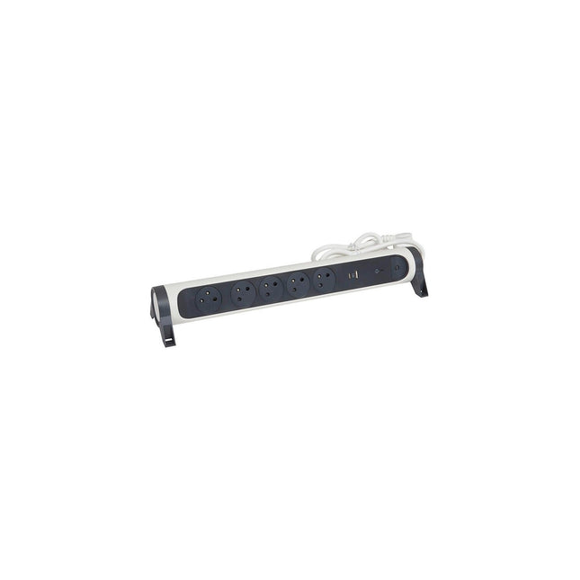Multiprise LEGRAND FB 5X2P+T PREMIUM PARAFOUDRE USB A+C 1.5