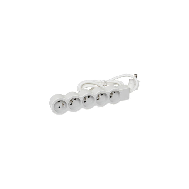 Multiprise LEGRAND FB 5X2P+T STANDARD 1.5M BLANC-GRIS