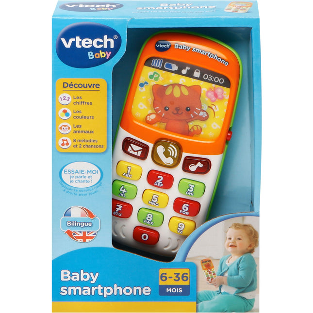 Jeu éducatif VTECH Baby smartphone bilingue