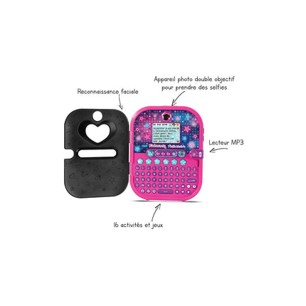 Agenda électronique VTECH Kidisecret Selfie Musique Noir