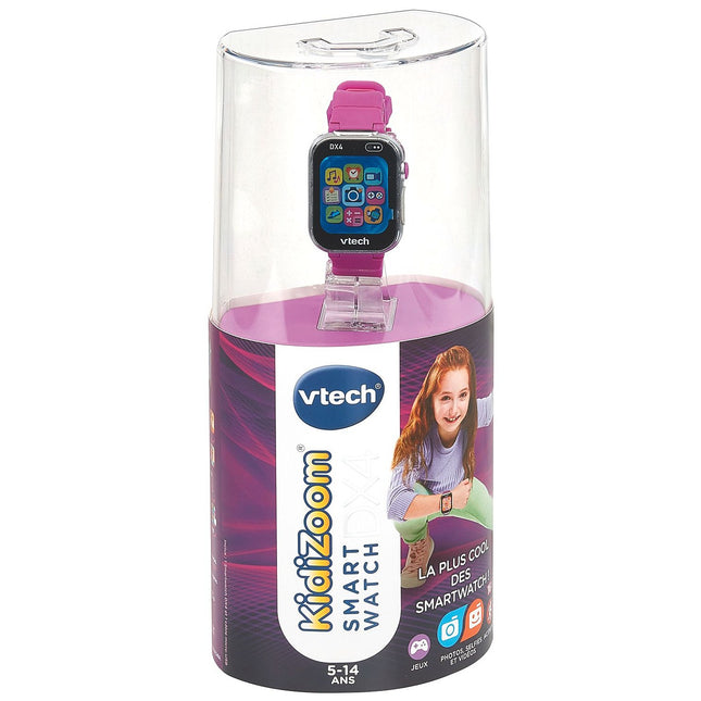 Montre VTECH KidiZoom Smartwatch DX4 framboise