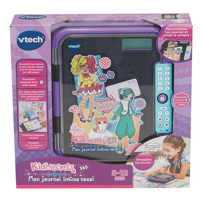 Jeu éducatif VTECH KidiSecrets365-Mon journal intime noir