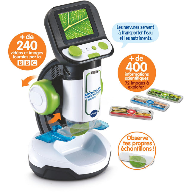 Jeu éducatif VTECH Genius XL - Microscope vidéo intéractif