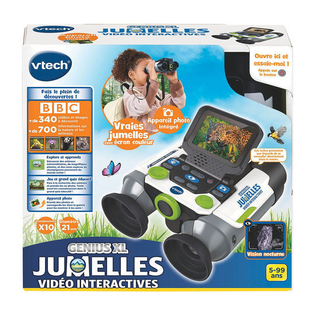 Jeu éducatif VTECH Genius XL - Jumelles interactives noires