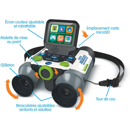 Jeu éducatif VTECH Genius XL - Jumelles interactives noires