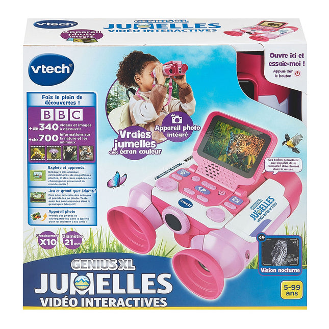 Jeu éducatif VTECH Genius XL - Jumelles interactives roses