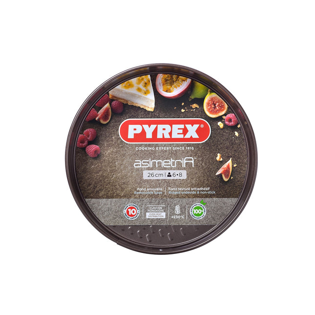 Moule à manqué PYREX à charnières métal diam 26 cm Asimetria