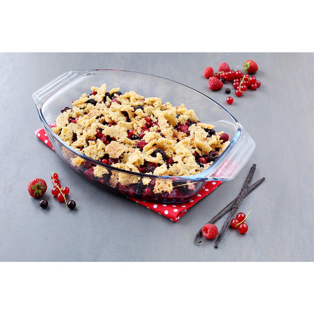 Plat au four PYREX ovale verre 40 x 28 cm Pyrex Optimum