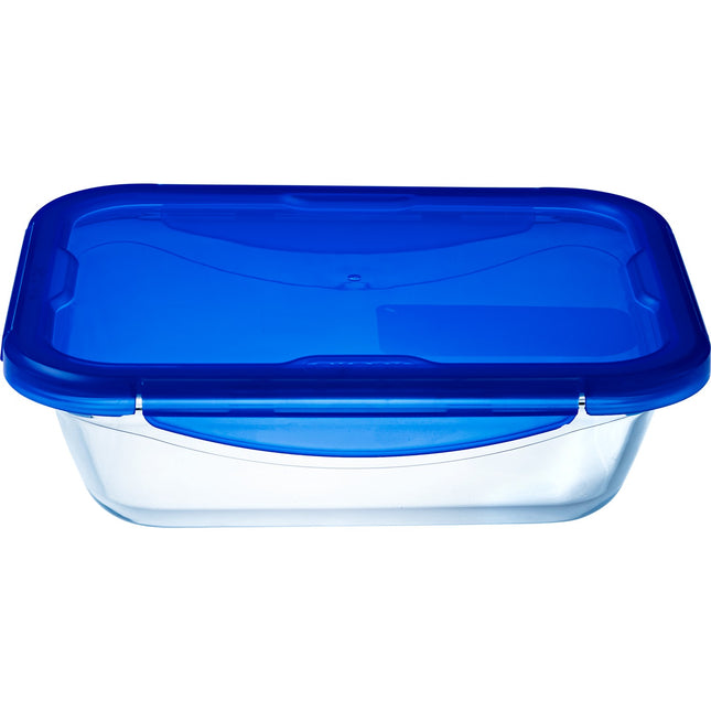 plat PYREX rect 3.4L en verre Cook&Go + couvercle