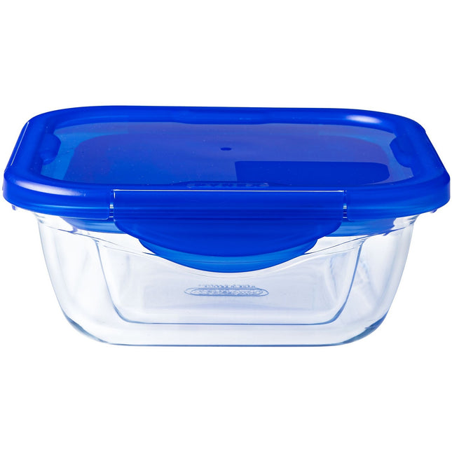 Boîte hermétique PYREX cook & go carre 0.85L 16 cm avec co