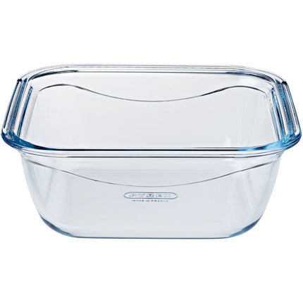 Boîte hermétique PYREX cook & go carre 0.85L 16 cm avec co