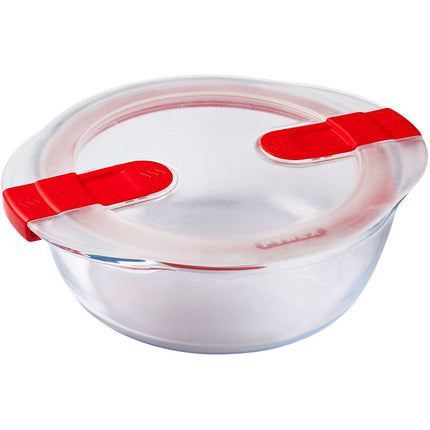 Boîte alimentaire PYREX cook & heat rond 20x18 cm avec couv