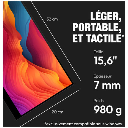 Ecran pc portable LOGICOM Nomad Touch 16" Full HD 60Hz IPS