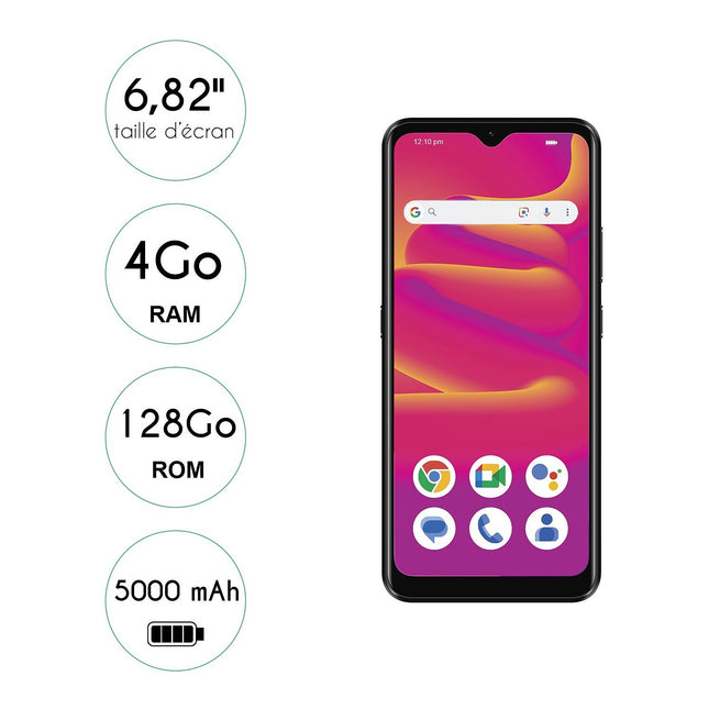 Téléphone portable LOGICOM Luma 128Go Noir