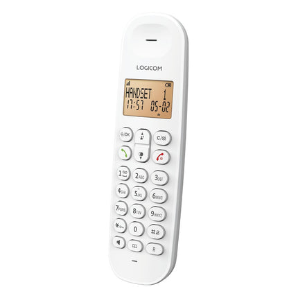 Téléphone sans fil LOGICOM Iloa Solo Répondeur Blanc