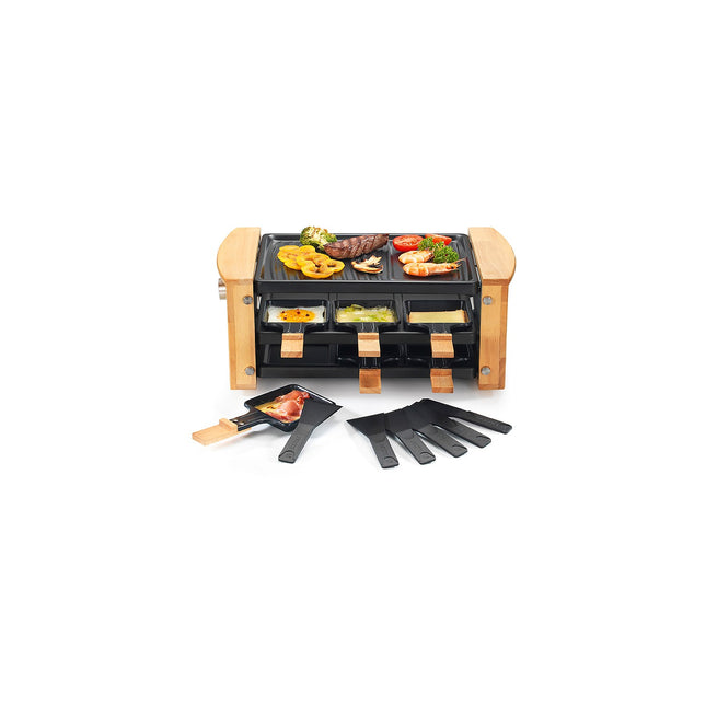 Raclette KITCHEN CHEF KCWOOD.6 personnes