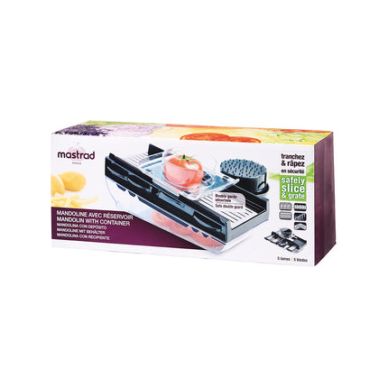 Mandoline MASTRAD V avec réservoir