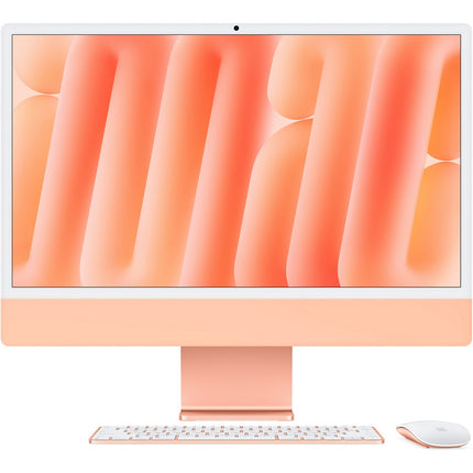 Ordinateur Apple IMAC 24' M4 16Go 256Go CPU 8 GPU 8 Orange Reconditionné