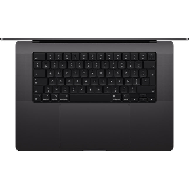 Ordinateur Apple MACBOOK Pro 16" Puce M4 Pro CPU 14 / GPU 20 coeurs Mémoire RAM 24Go Stockage 512Go SSD XDR Noir sidéral
