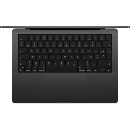 Ordinateur Apple MACBOOK Pro 14" Nano Puce M4 CPU 10 / GPU 10 coeurs Mémoire RAM 16Go Stockage 1To SSD XDR Noir Reconditionné