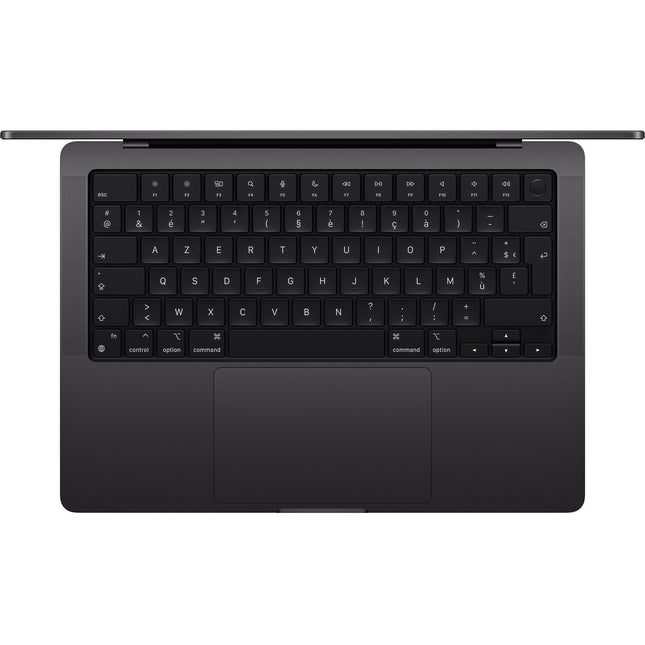 Ordinateur Apple MACBOOK Pro 14" Nano Puce M4 CPU 10 / GPU 10 coeurs Mémoire RAM 16Go Stockage 1To SSD XDR Noir Reconditionné