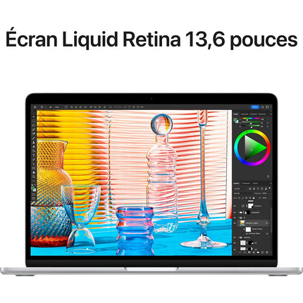 Ordinateur Apple MACBOOK Air 13 M2 8Go RAM 256Go SSD Argent Reconditionné