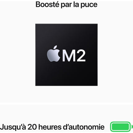 Ordinateur Apple MACBOOK Pro 13 M2 16Go RAM 256Go SSD Gris Reconditionné