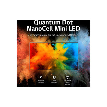 TV LED LG MiniLed 65QNED87 Reconditionné