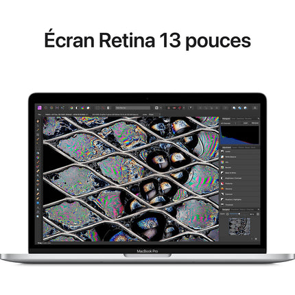 Ordinateur Apple MACBOOK Pro 13' M2 16Go RAM 256Go SSD Argent Reconditionné