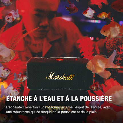 Enceinte portable MARSHALL Pack Emberton III + Minor IV Noir