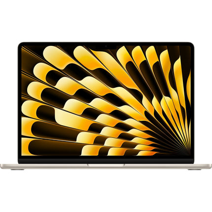 Ordinateur Apple MACBOOK Air 13,6" Puce M4 CPU 10 / GPU 10 cœurs Mémoire RAM 16Go Stockage 512Go SSD Retina Lumière stellaire Reconditionné