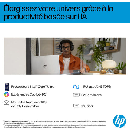 Ordinateur portable HP OmniBook 7 17-dc0003nf Copilot+PC Reconditionné