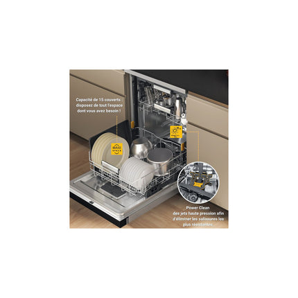 Lave vaisselle 60 cm WHIRLPOOL LV WFHS51X Reconditionné