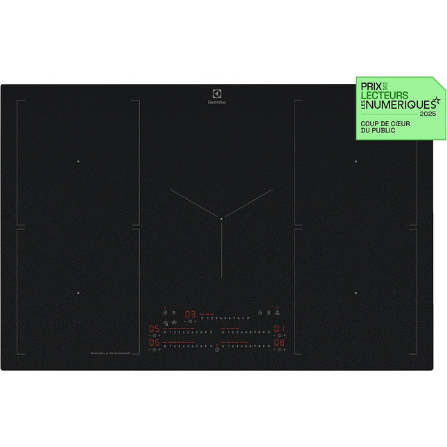 Plaque induction ELECTROLUX EIS87553IZ SaphirMatt 80cm Anti-rayures et Zone Flex Reconditionné