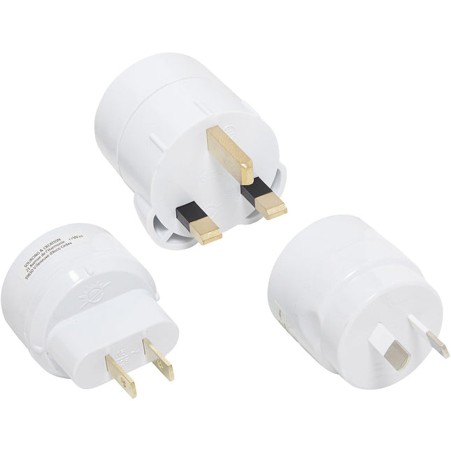 Adaptateur de voyage ESSENTIELB Europe vers Angleterre/Chine/Etats-Unis