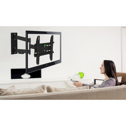 Support mural TV ESSENTIELB Mouv'TV 19-28'' Noir