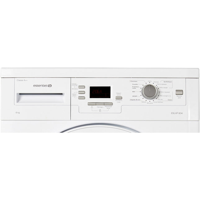Sèche linge pompe à chaleur ESSENTIELB ESL-HP8D4 Reconditionné