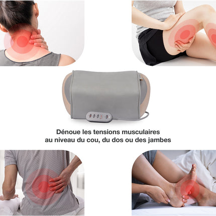 Coussin massant chauffant ESSENTIELB ECM1 eden cushion
