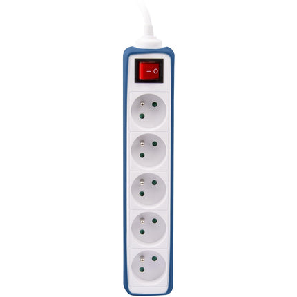 Multiprise ESSENTIELB Silicone Bleu 5 Prises - 16A