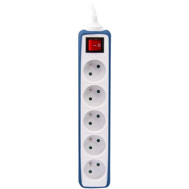 Multiprise ESSENTIELB Silicone Bleu 5 Prises - 16A