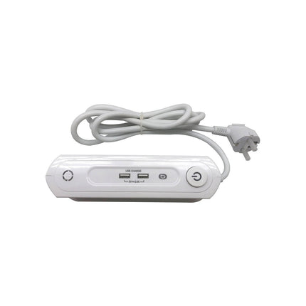 Multiprise USB ESSENTIELB bureau switch 3 prises + 2 USB