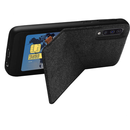 Coque ADEQWAT Samsung A70 Porte-carte Aimantée noir