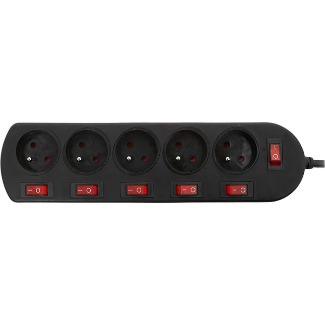 Multiprise ESSENTIELB 5 prises multiswitch