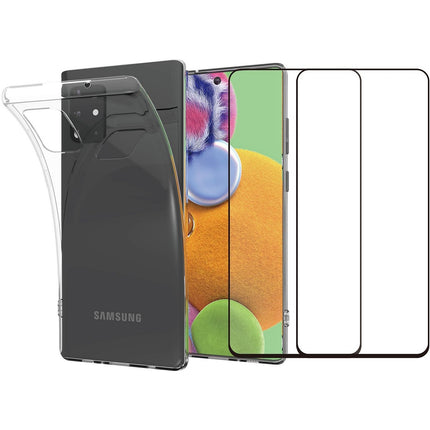 Pack ESSENTIELB Samsung A51 4G Coque + Verre trempé x2