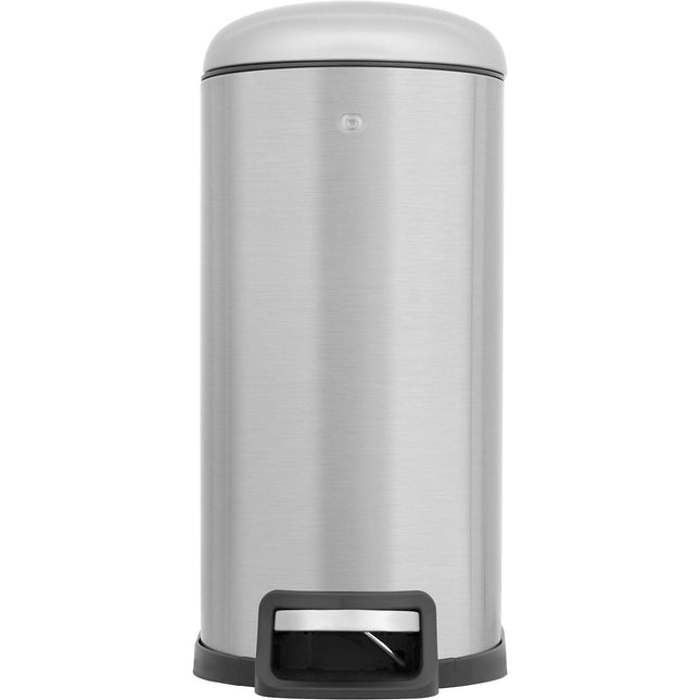 Poubelle de cuisine manuelle ESSENTIELB 40L et 10L à pédale inox