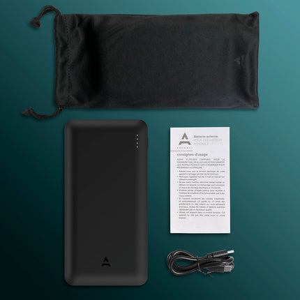 Batterie externe ADEQWAT 20000mAh Power Delivery 65W