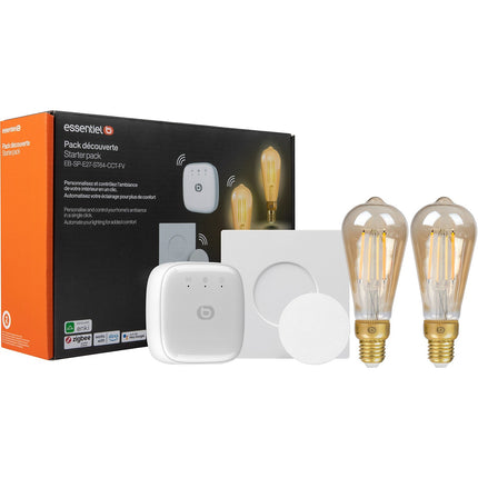 Pack ESSENTIELB Découverte Filament Edison E27 x2