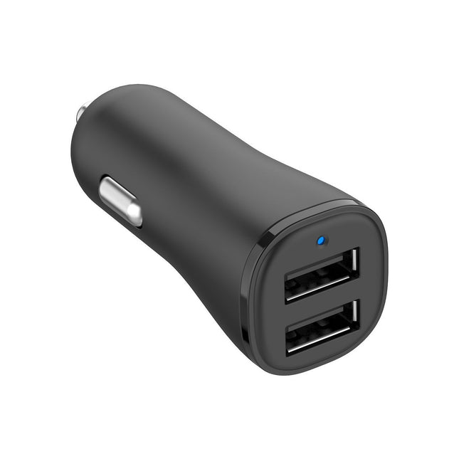 Chargeur allume cigare ESSENTIELB 24W 2x USB-A noir
